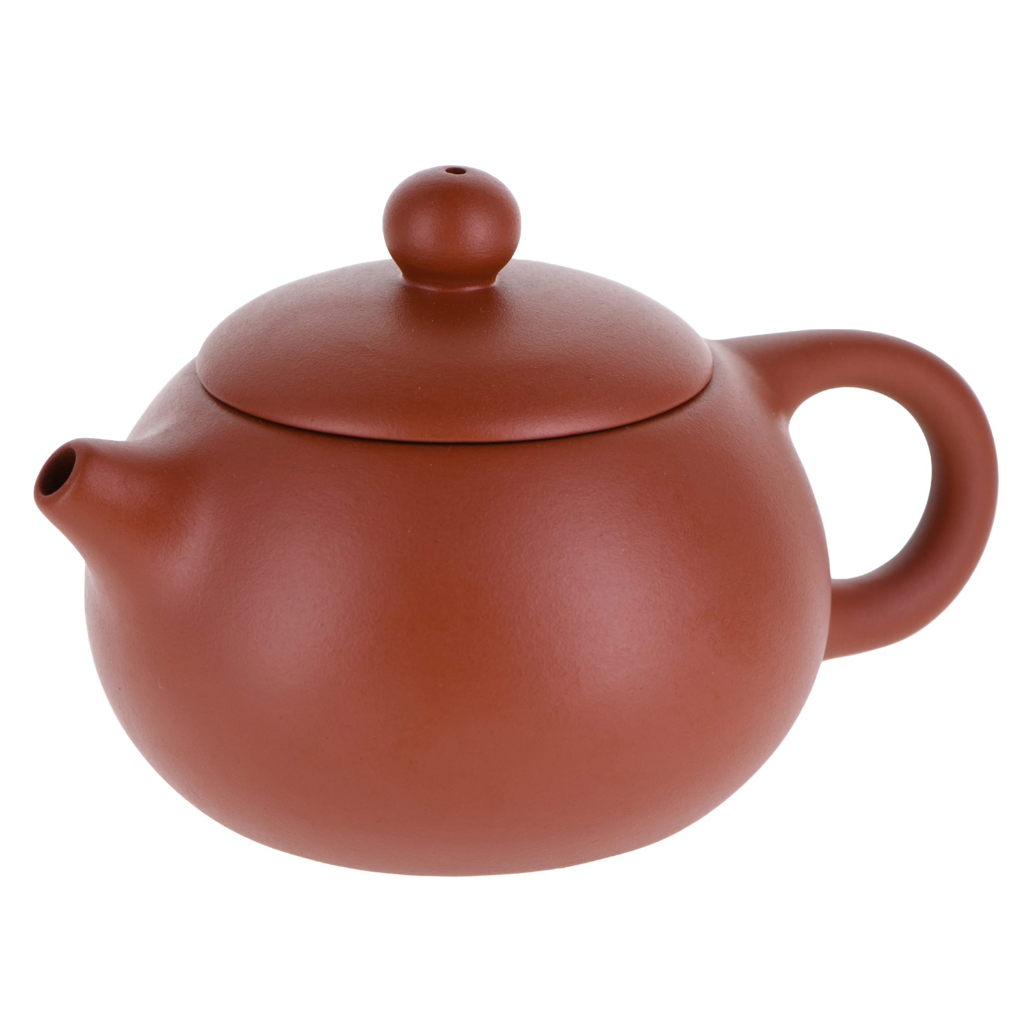 Red Yixing clay teapot