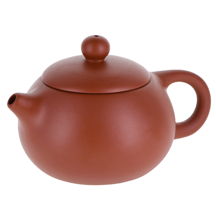 Red Yixing clay teapot
