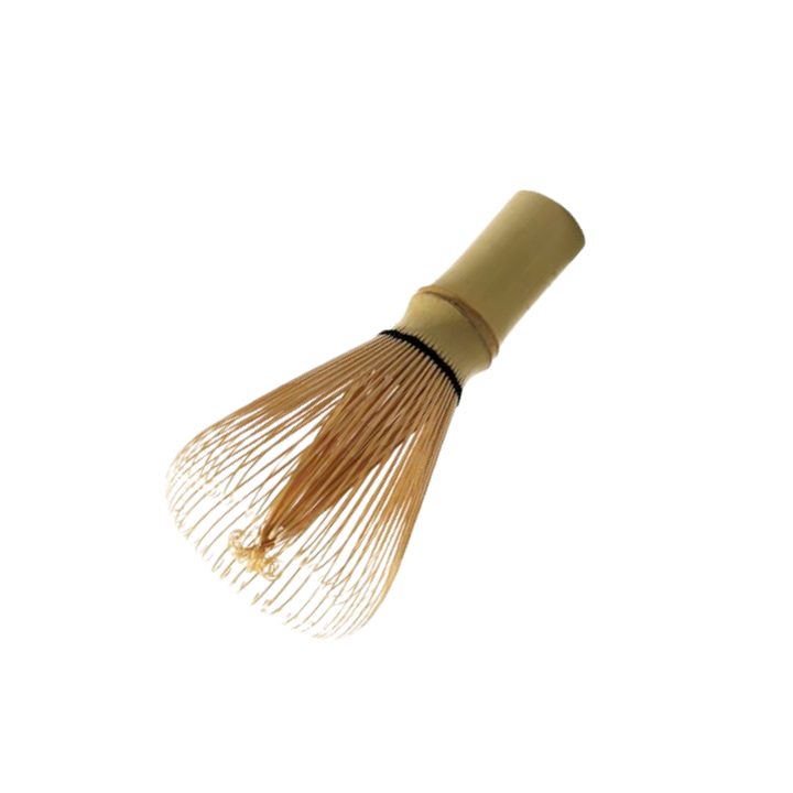 Traditional Japanese bamboo tea whisk