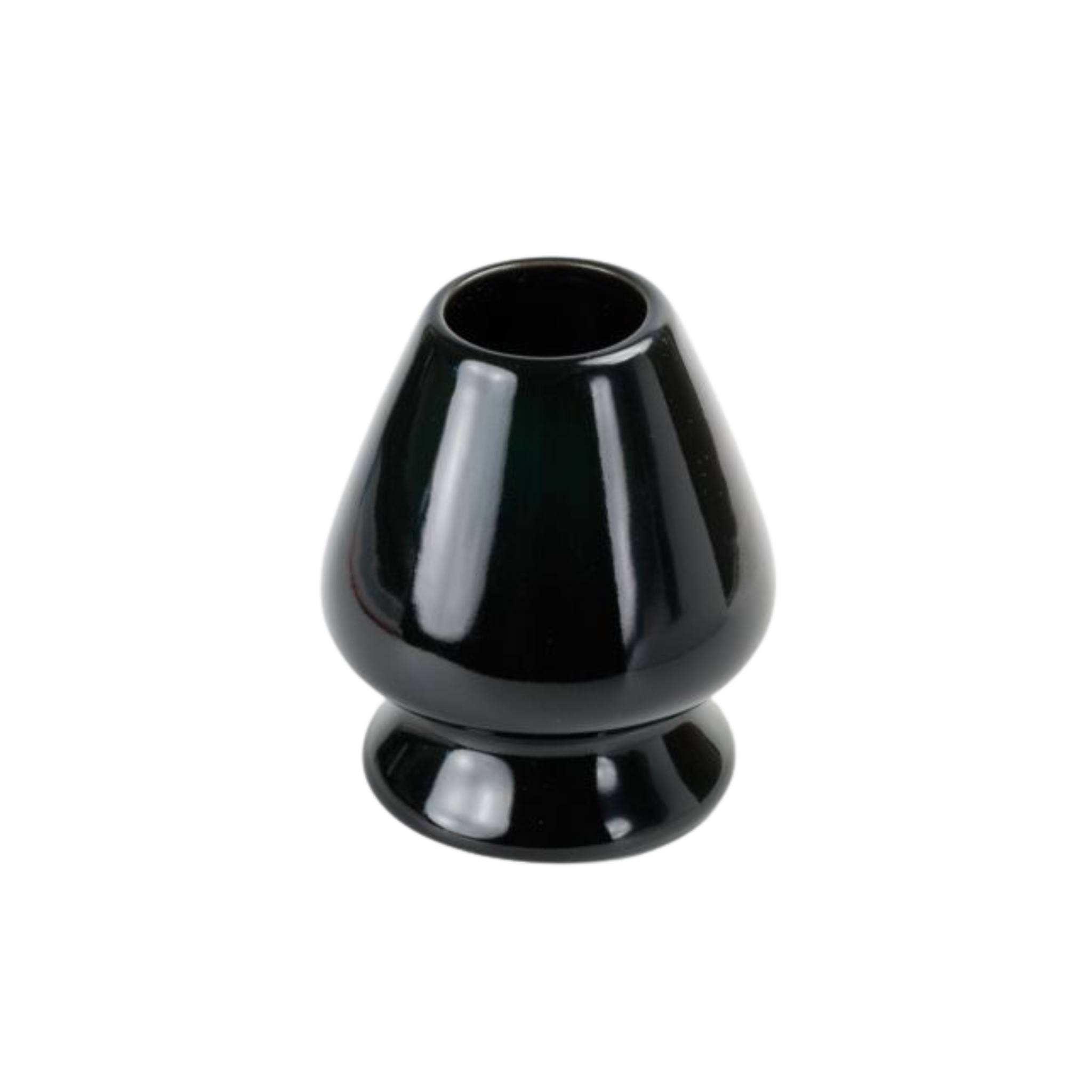 Black ceramic Matcha whisk stand