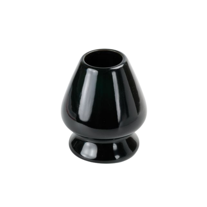 Black ceramic Matcha whisk stand
