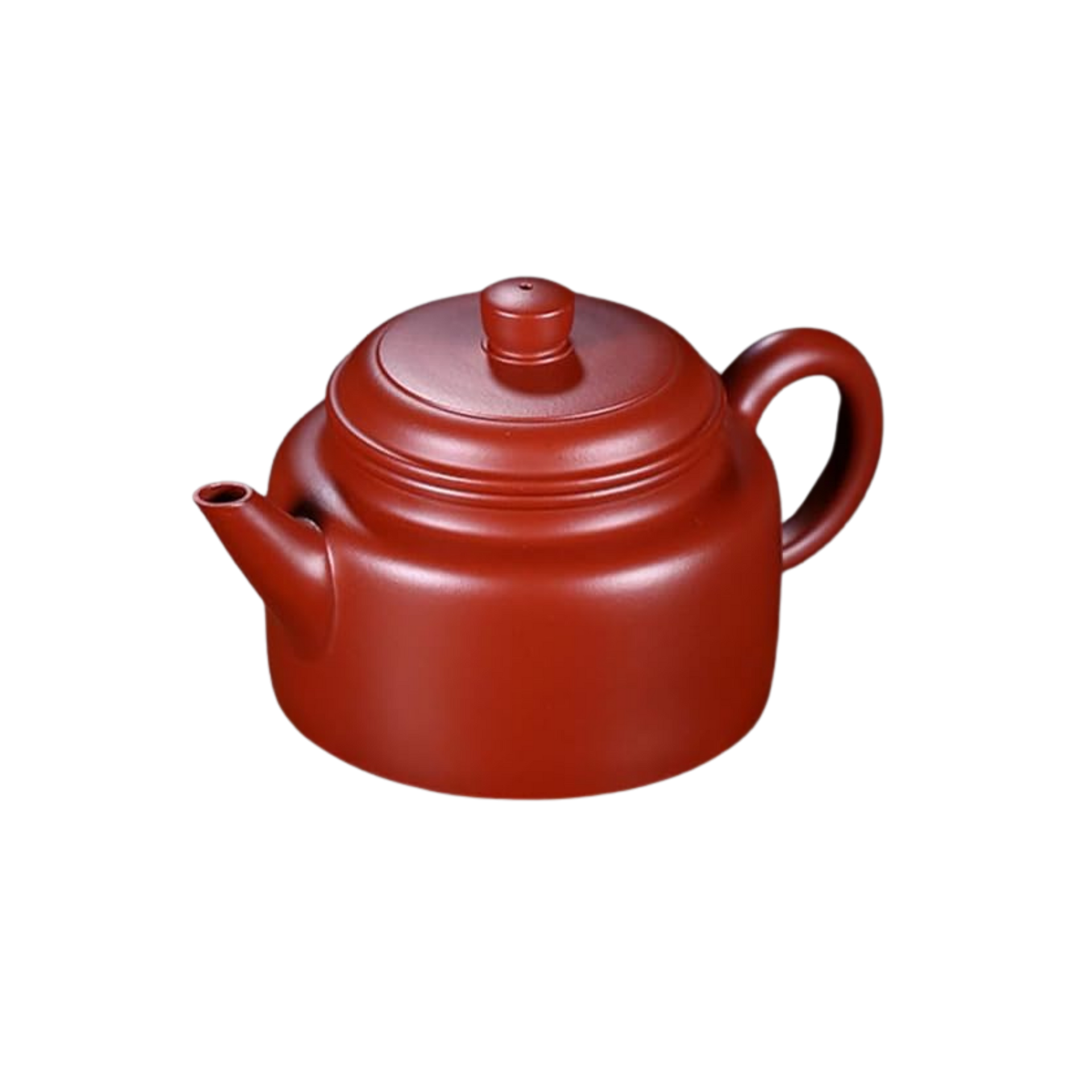 Red ceramic Yixing teapot