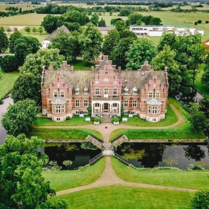 Airphoto of Fuglsang Herregaard