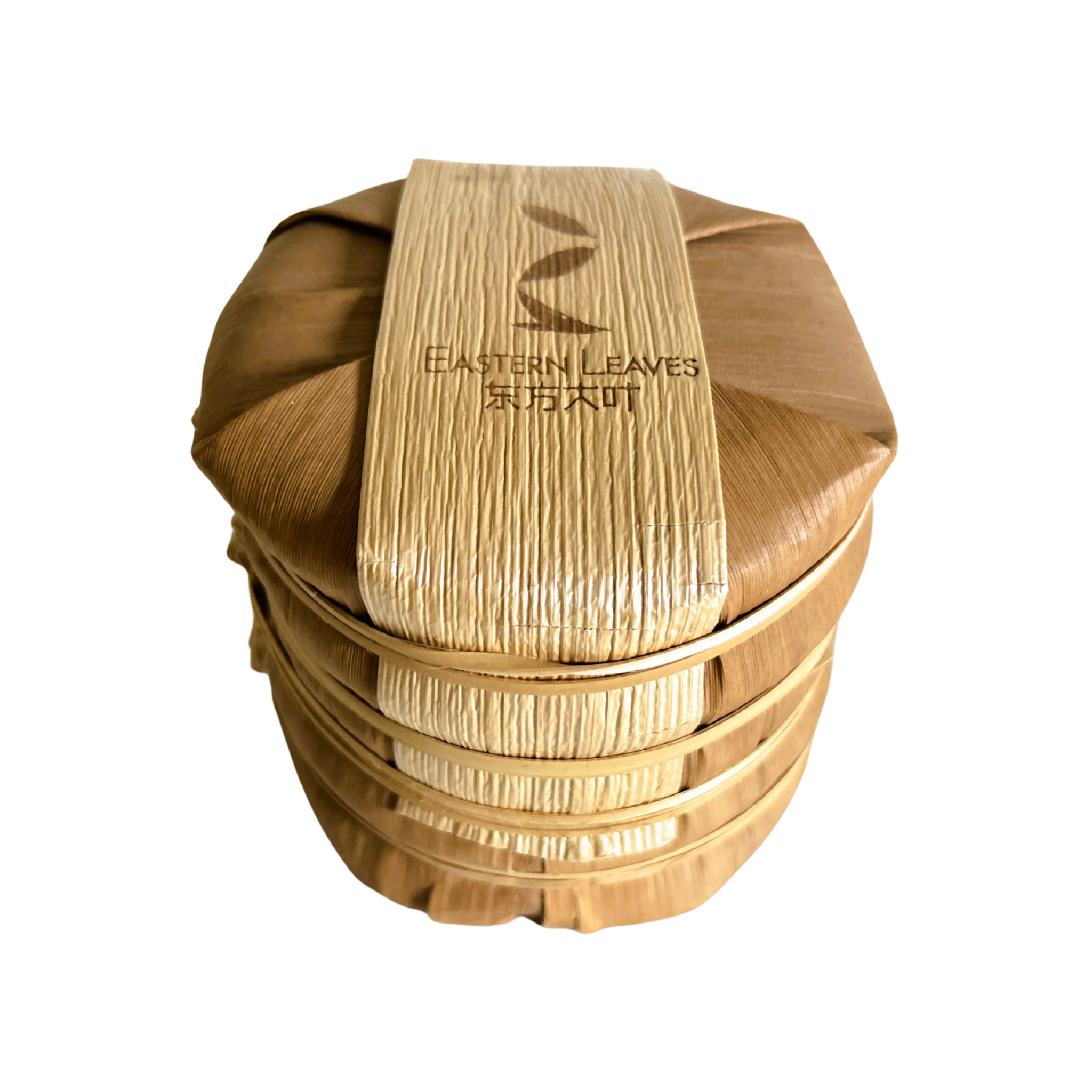 Banana leaves tea tong 'Eastern Leaves' branding on top